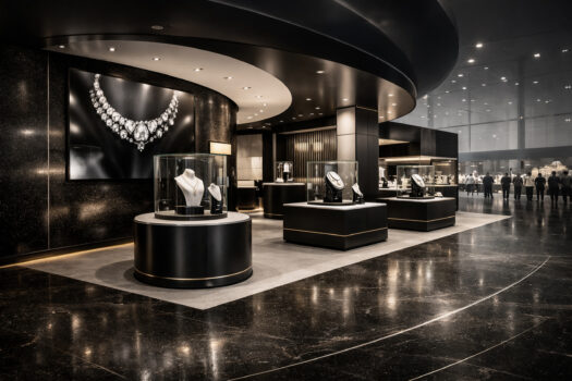 高級ブランドの海外展示ブース設計